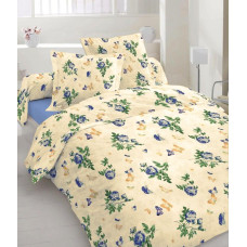 Євро комплект постільної білизни Home Line "Метелик" (блакитний) 50х70 104794