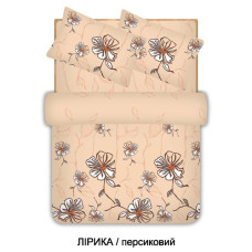 Сімейний комплект постільної білизни Home Line "Лірика" (персиковий) 96534