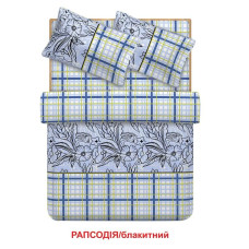 Сімейний комплект постільної білизни Home Line "Крістіна" (блакитний) 95678
