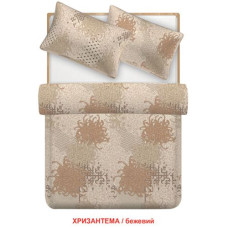 Півтораспальний комплект постільної білизни Home Line "Хризантема" (бежевий) 88531