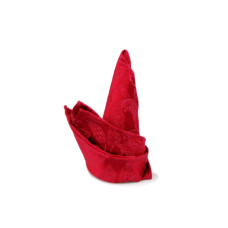 Серветка "Клітинка бордо" 45х45см 88336