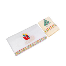 Набір махрових рушникiв Home Line "Крicмас" (в коробці), 50х70см, 70х125см 53420
