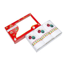 Набір махрових рушникiв Home Line "Крicмас" , 50х75см 53419