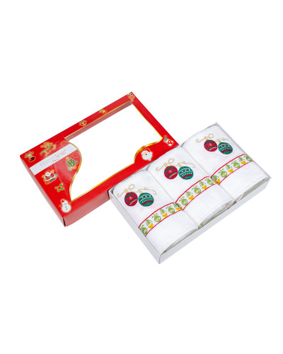 Набір махрових рушникiв Home Line "Крicмас" , 50х75см 53419