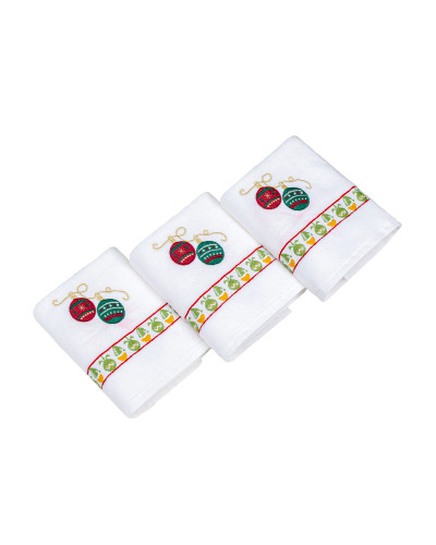 Набір махрових рушникiв Home Line "Крicмас" , 50х75см 53419