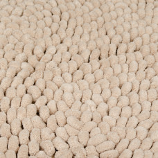 Овальний килимок для ванної кімнати "Lira" (бежевий) 70х120см 166443