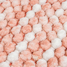 Килимок для ванної кімнати "Shady" (біло-пудровий) 60х90см 166437