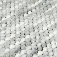 Килимок для ванної кімнати "Shady" (біло-сірий) 60х90см 166435