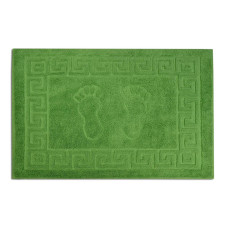 Рушник махровий (килимок) Home Line "Ніжки" (зелений), 50х70см 135807