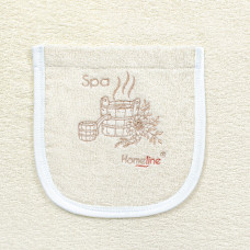 Сарафан махровий Home Line з вишивкою (кремовий) XXL/XXXL в сумці 178928