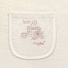 Сарафан махровий Home Line з вишивкою (кремовий) L/XL в сумці 178926