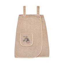 Сарафан махровий Home Line з вишивкою (бежевий) L/XL в сумці 178923