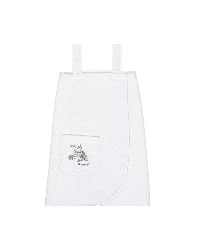 Сарафан махровий Home Line з вишивкою (білий) S/M в сумці 178921