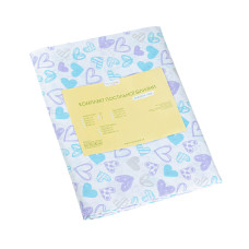 Дитячий комплект постільної білизни Home Line Сердечки лавандово-бірюзовий 193595