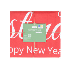 Скатертина HomeLine Merry Christmas 150х220см червона