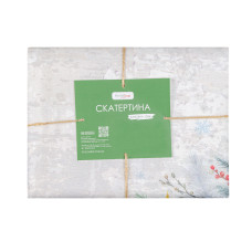 Скатертина HomeLine Сніговик та ялинка 120х150см 190844