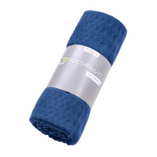 Простирадло вафельне Home Line 160х200 см темно-синій 190678