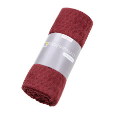 Простирадло вафельне Home Line 160х200 см червоний 190675