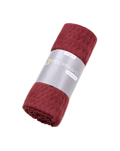 Простирадло вафельне Home Line 160х200 см червоний 190675