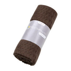 Простирадло вафельне Home Line 160х200 см коричневий 190674