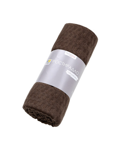 Простирадло вафельне Home Line 160х200 см коричневий 190674