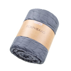 Покривало стьобане Home Line 160х210 Графіт 192195