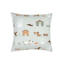 Подушка декоративна Home Line Гав-гав 40х40 см сірий 178519