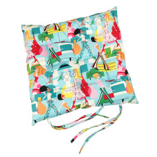 Подушка з зав'язками на стілець Home Line 40х40 см блакитний 131507