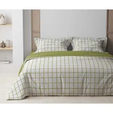 Комплект постільної білизни ТЕП "Happy Sleep" Olive Check, 50x70 полуторний