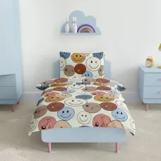 Комплект постільної білизни ТЕП "Soft dreams" Смайли, 50x70 підлітковий