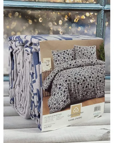 Комплекти постільної білизни Cotton collection Туреччина  Євро Бавовна ST5118 купити у Postel.biz.ua