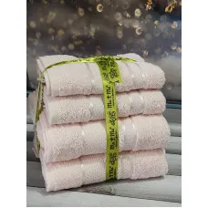 4в1 Pembe  набір рушників (2 банних, 2 обличча) Mame Туреччина