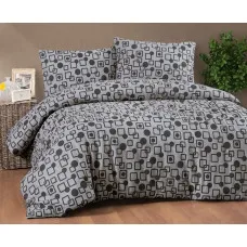 41902 фланелева постіль, євро розмір. Cotton collection Туреччина