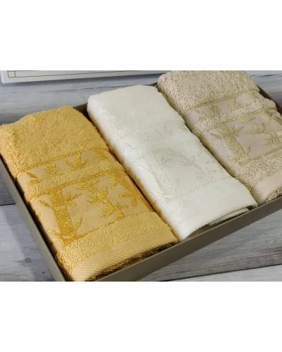 Рушники Pupilla Туреччина  30х50 Бамбук ST4940 krem купити у Postel.biz.ua