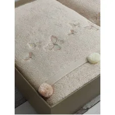 Pupilla 2в1 Sila butterfly pudra рушники з помпонами.Туреччина
