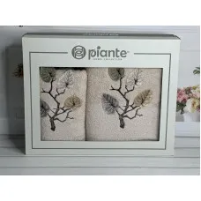 Piante Listik bej 3D 2в1 бавовняні рушники.Туреччина.