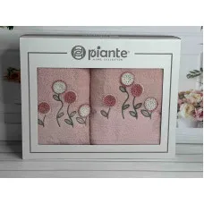 Piante ramaska pembe 3D 2в1 бавовняні рушники.Туреччина.