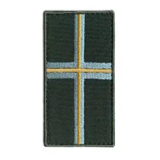 Шеврон на липучці погон Капеллан Корпус військових капеланів 5х9,5 см вишитий патч нашивка