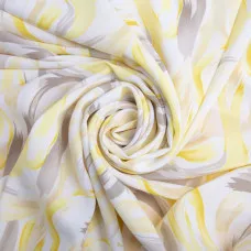 Тканина плательна Super Soft акварель жовта