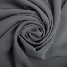 Тканина плательна Wave crep темно сіра