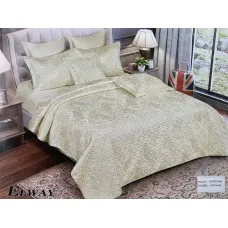 Покривало атласне з наволочками Elway 883