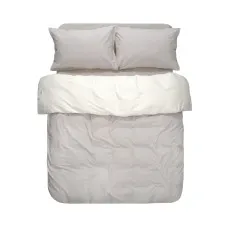 Постільна білизна Lotus Home Washed cotton - Daften kahve-bej  сімейний