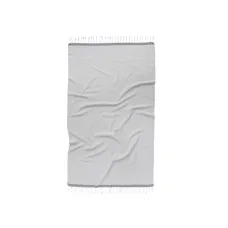 Рушник Barine Pestemal - Basak 95*165 Light Grey-Grey сірий