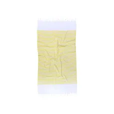 Рушник Barine Pestemal - White Imbat 90*170 Yellow жовтий