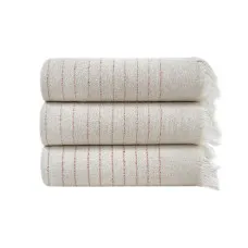 Рушник з льону Lotus Home - Line кораловий 50*90