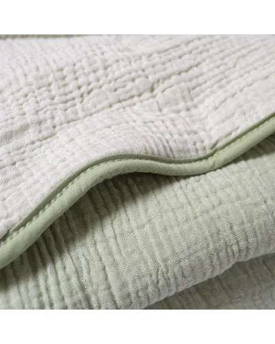Покривало Lotus Home - Limas muslin roseda-sand dollar 245*245