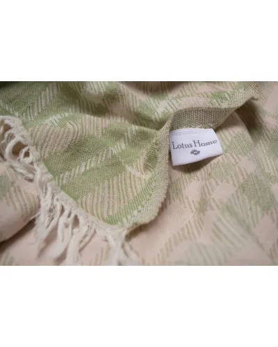 Покривало Lotus Home - Checked Caledonia м'ятний 190*225