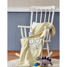 Дитячий плед в ліжечко Karaca Home - Sweet Summer yesil 2018-2 100*120