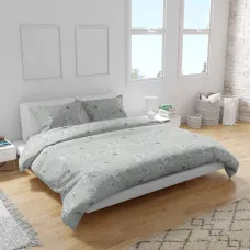 Півтораспальний комплект постільної білизни Home Line "СІРІ ТРОЯНДИ" 184328