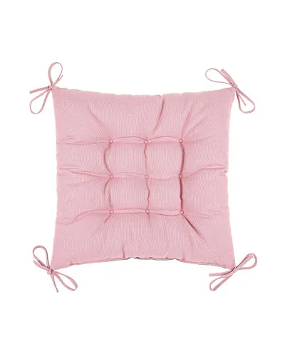 Подушка з зав'язками Home Line "Весільна троянда" (грета сіра) 40х40см 180142